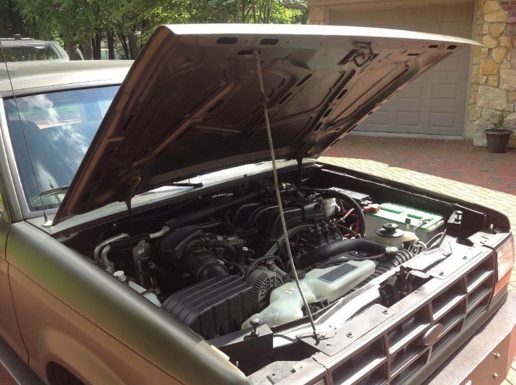 Stealth Bronco II Engine Compartment