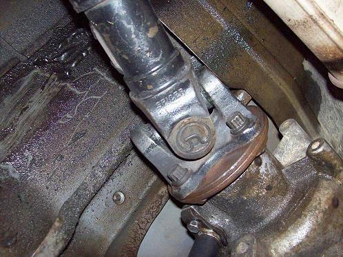 driveshaft and flange