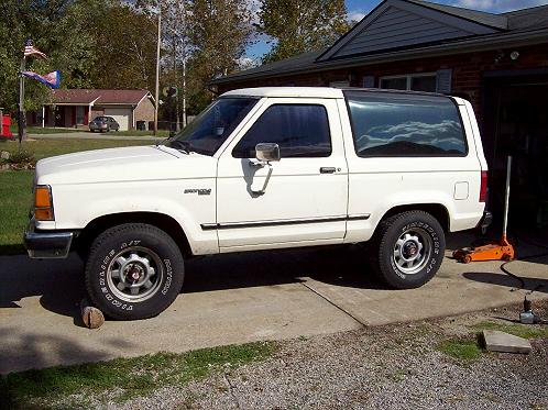 Bronco II after 4WD conversion