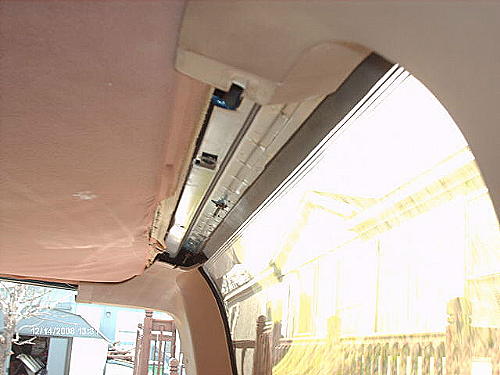 Remove trim above door