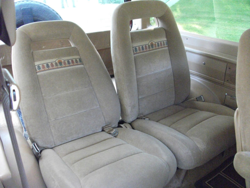 Ford Bronco II Rear Reclining Seats