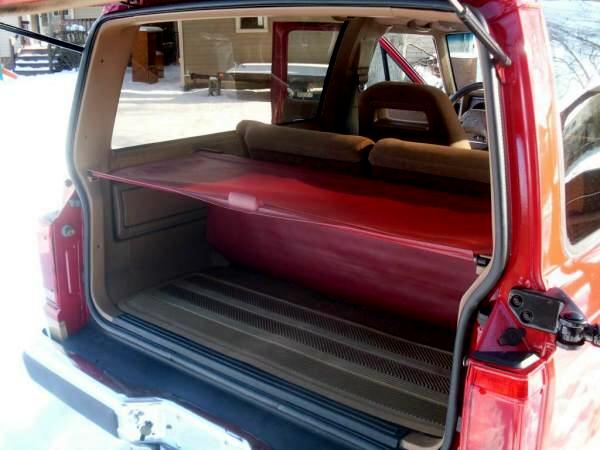 Ford Bronco II rear cargo area