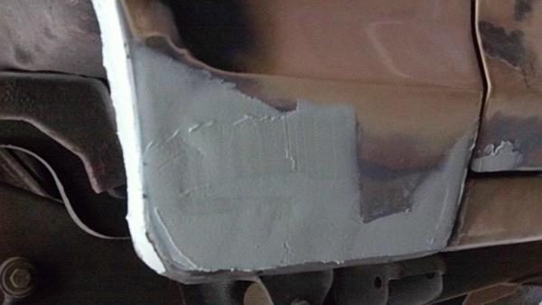 Applying body filler