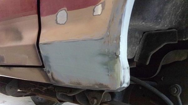 first coat of regular filler