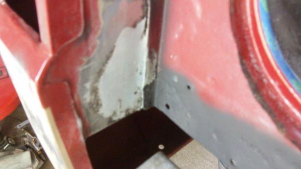 Patching hole in Liftgate opening bottom driver corner