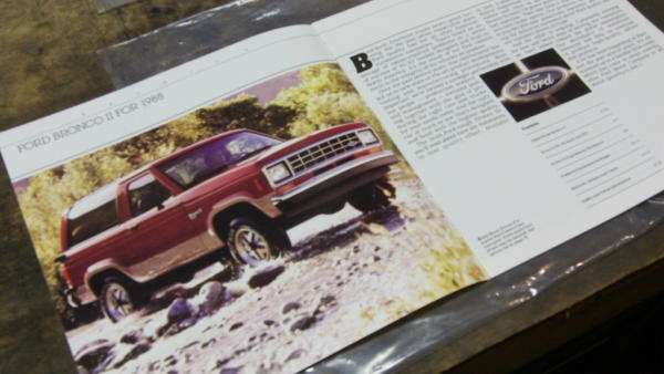 Ford Bronco II Brochure