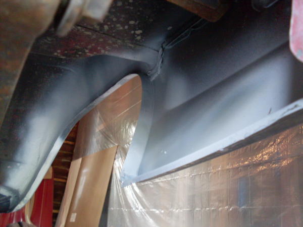 Over spray in fender