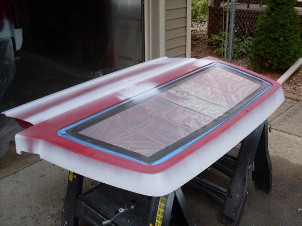 Applying epoxy primer