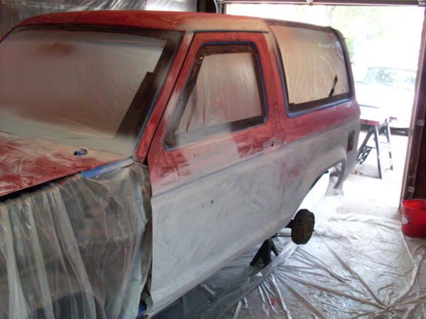 Wet sanded drivers side