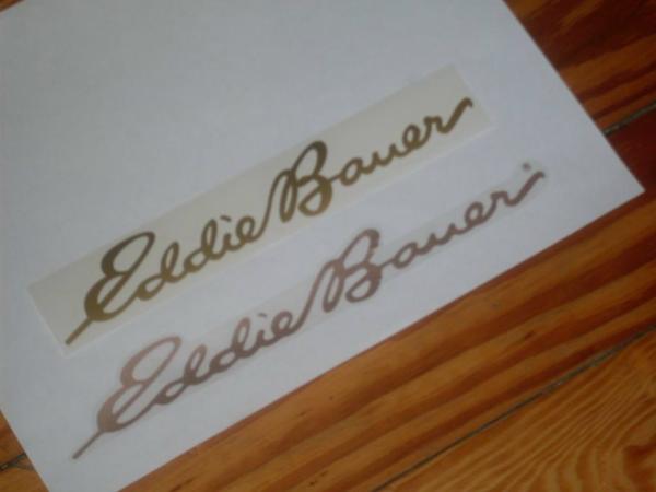 Eddie Bauer decals