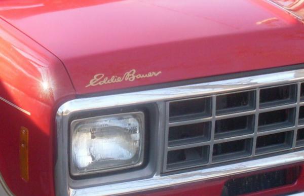 Ford Bronco II Eddie Bauer hood decal