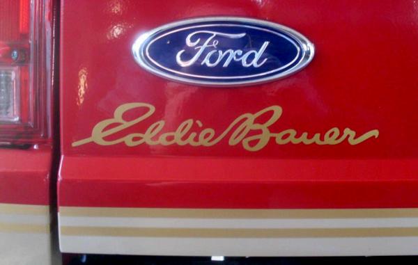 Eddie Bauer liftgate decal