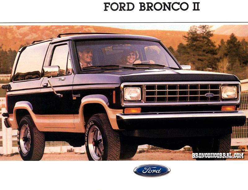 1988 Ford Bronco II Brochure