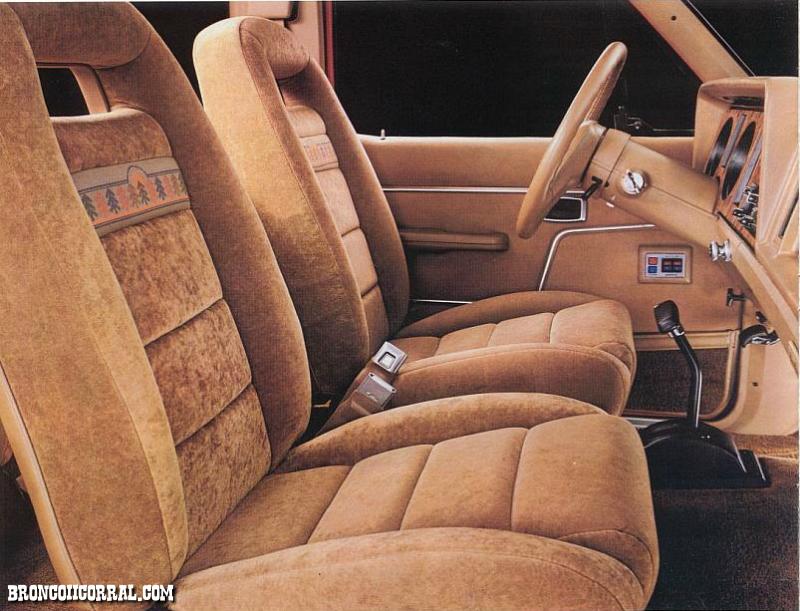 1988 Ford Bronco II Brochure - Interior