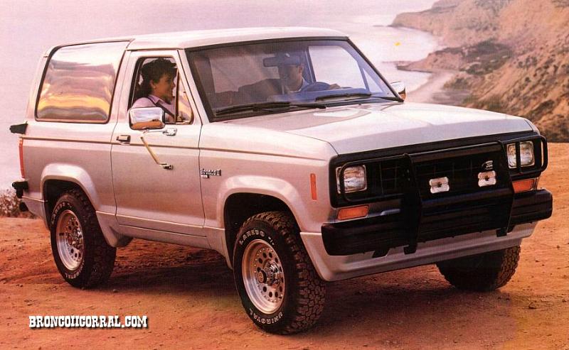 Silver Ford Bronco II - 1988 Ford Bronco II Brochure