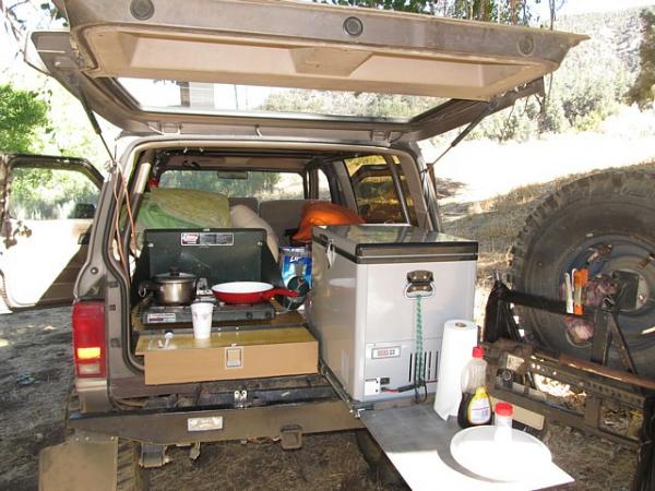 Ford Bronco II full camping setup