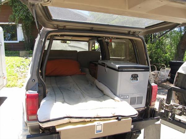 Bronco II Sleeping platform
