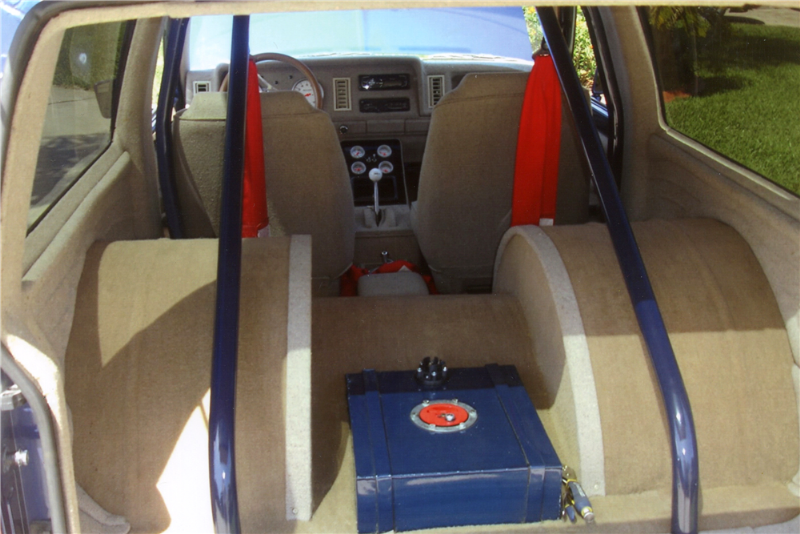 Ford Bronco II roll cage and wheel tubs