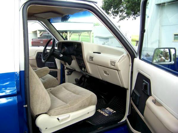 Bronco II project interior after