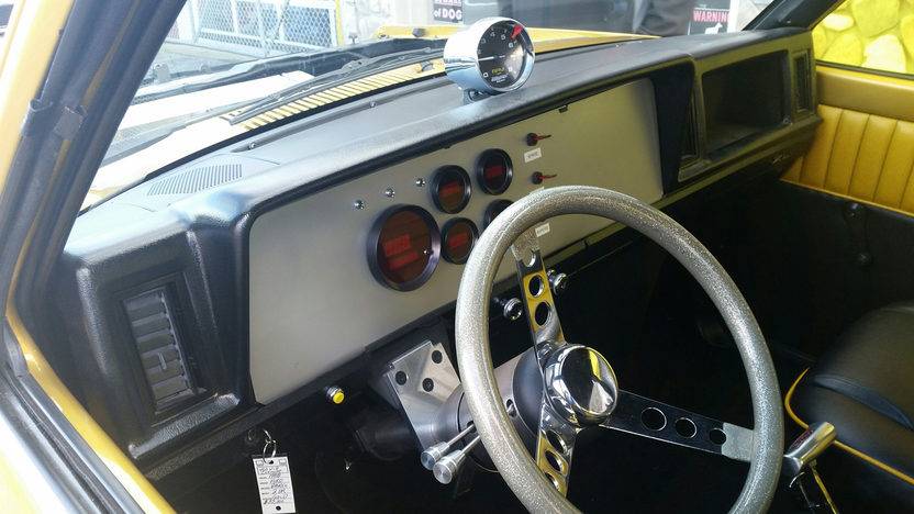 Bronco II race car dash