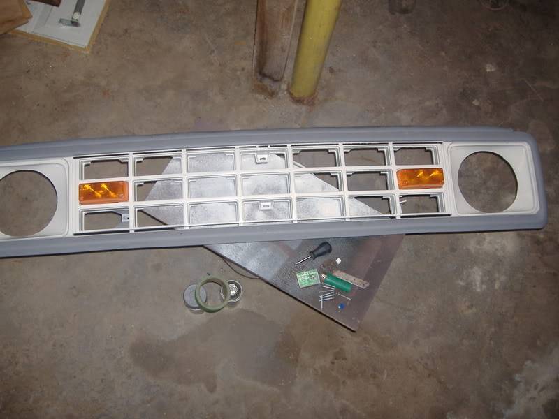 Ford Bronco II - Making Round Headlight Filler Panel - 10