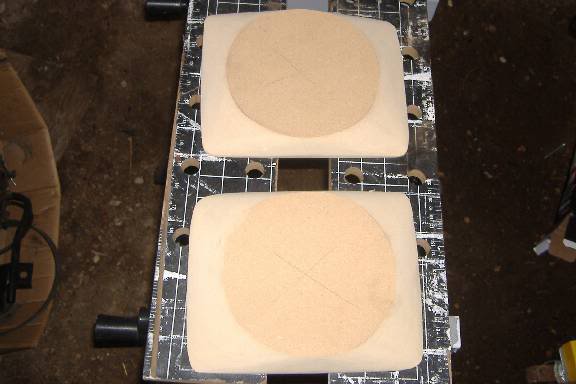 Ford Bronco II - Making Round Headlight Filler Panel - 1