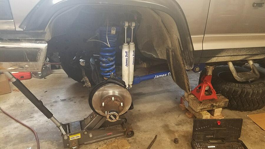 James Duff suspension on Ford Bronco II 