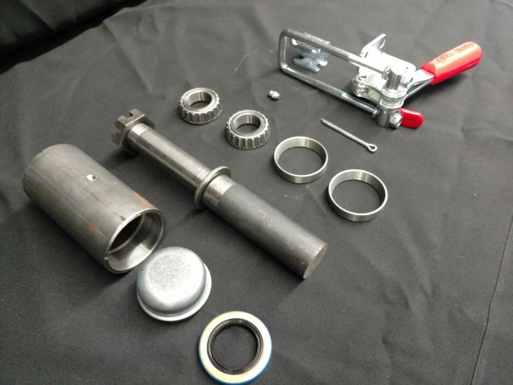 Swing out tire carrier parts