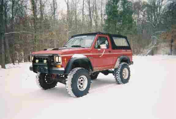 Sherrod Bronco II Convertible with a soft top