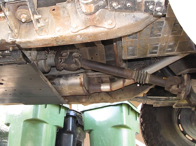 Ford Explorer Front Driveshaft In Rear of Bronco II