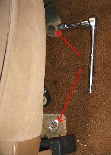 Ford Bronco II seat bolts