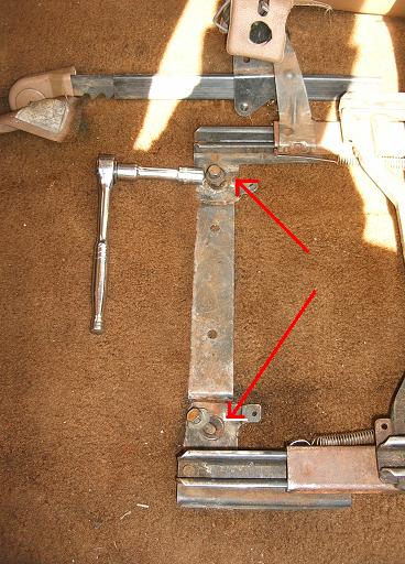 Ford Bronco II seat mount