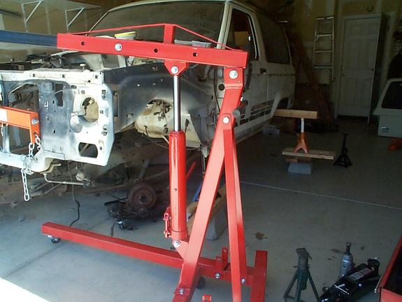 Ford Bronco II Body Removal