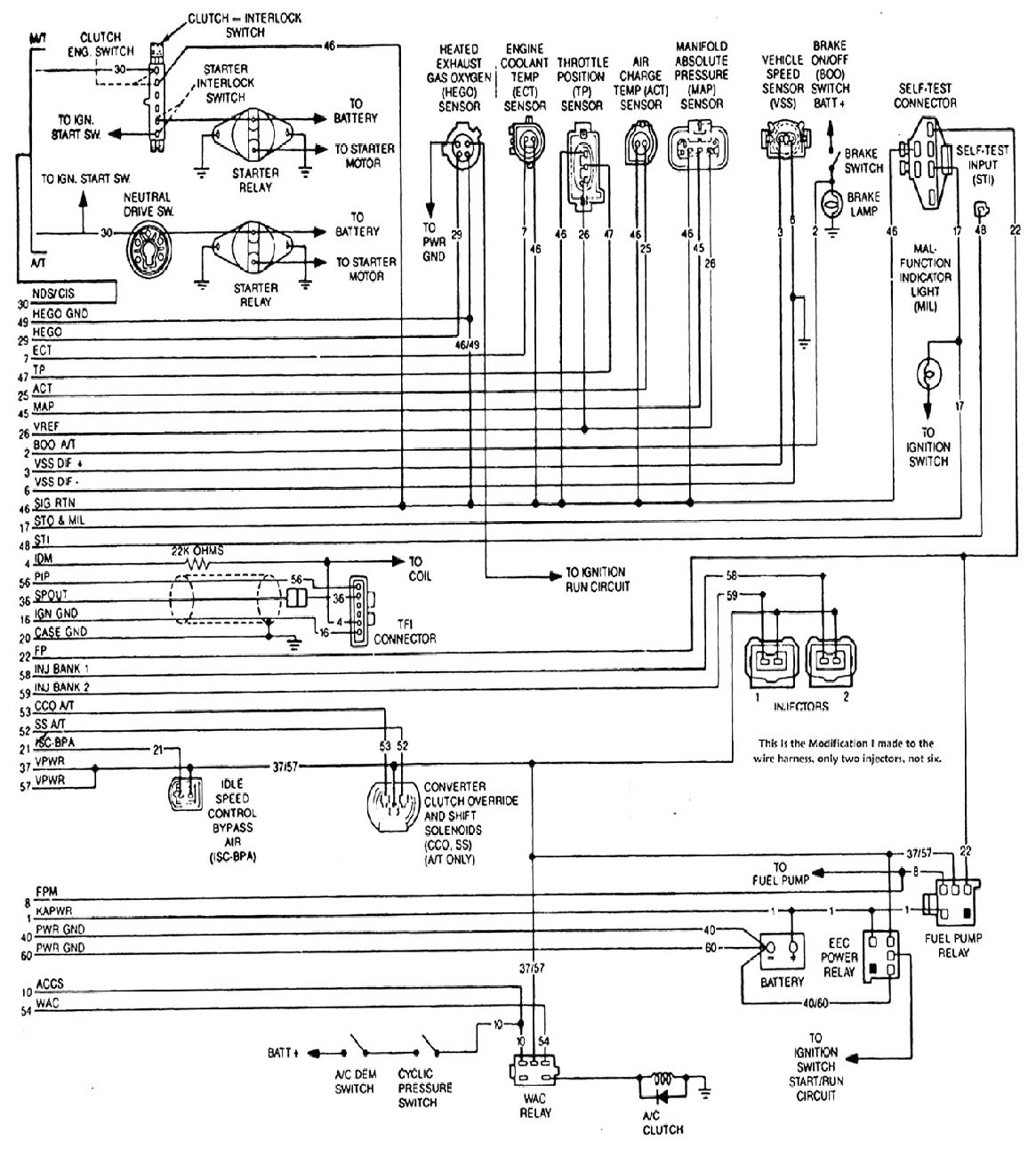 Throttle Body Injection Wiring Diagram