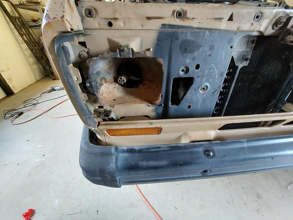 Ford Bronco II factory headlight mount