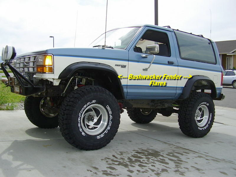 Ford Bronco II With Bushwacker Fender Flares