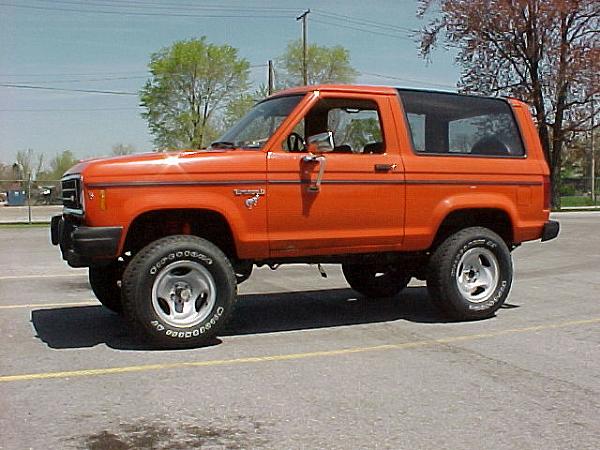 Ford Bronco II With 4-Inch Skyjacker Suspension Lift With 245/75/16 (30.47" x 9.65" x 16") Tires