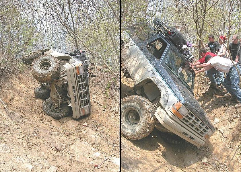 Ford Bronco II Roll Over Wellsville
