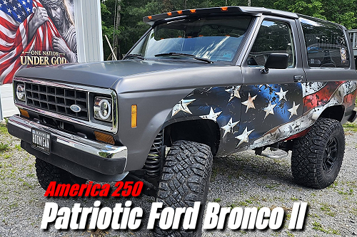 Patriotic Ford Bronco II