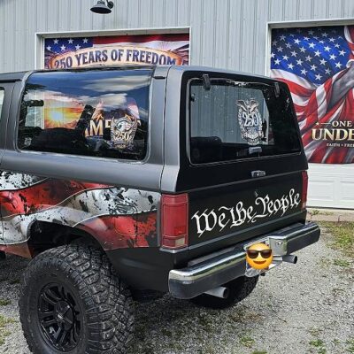 America 250 Patriotic Ford Bronco II - Rear